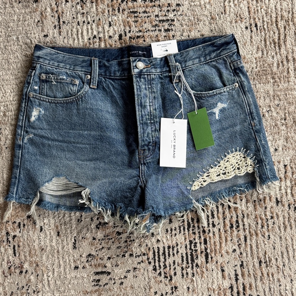 Lucky Brand Mom High Rise Shorts